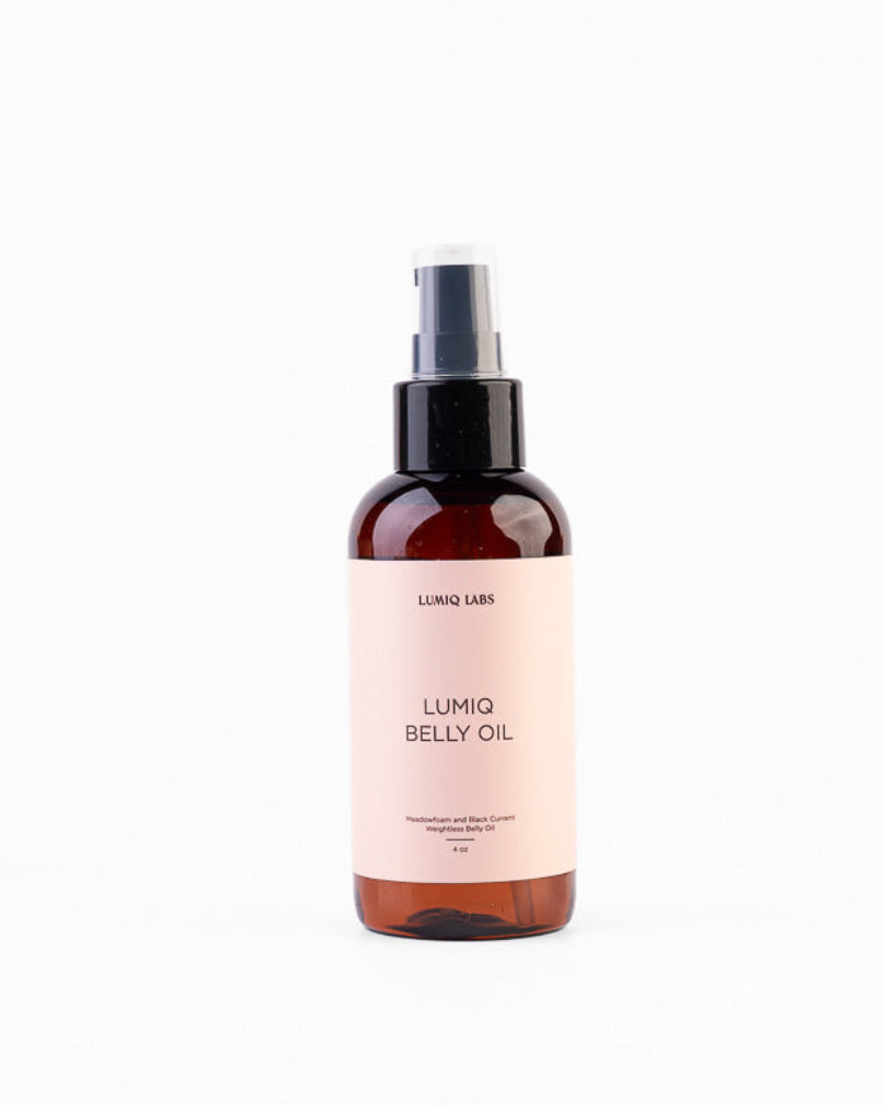 Body Glaze Oil Lumiq Belly Oil hero bottle shot