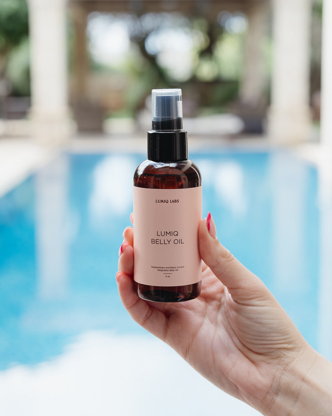 Body Glaze Oil Lumiq Belly Oil lifestyle 3