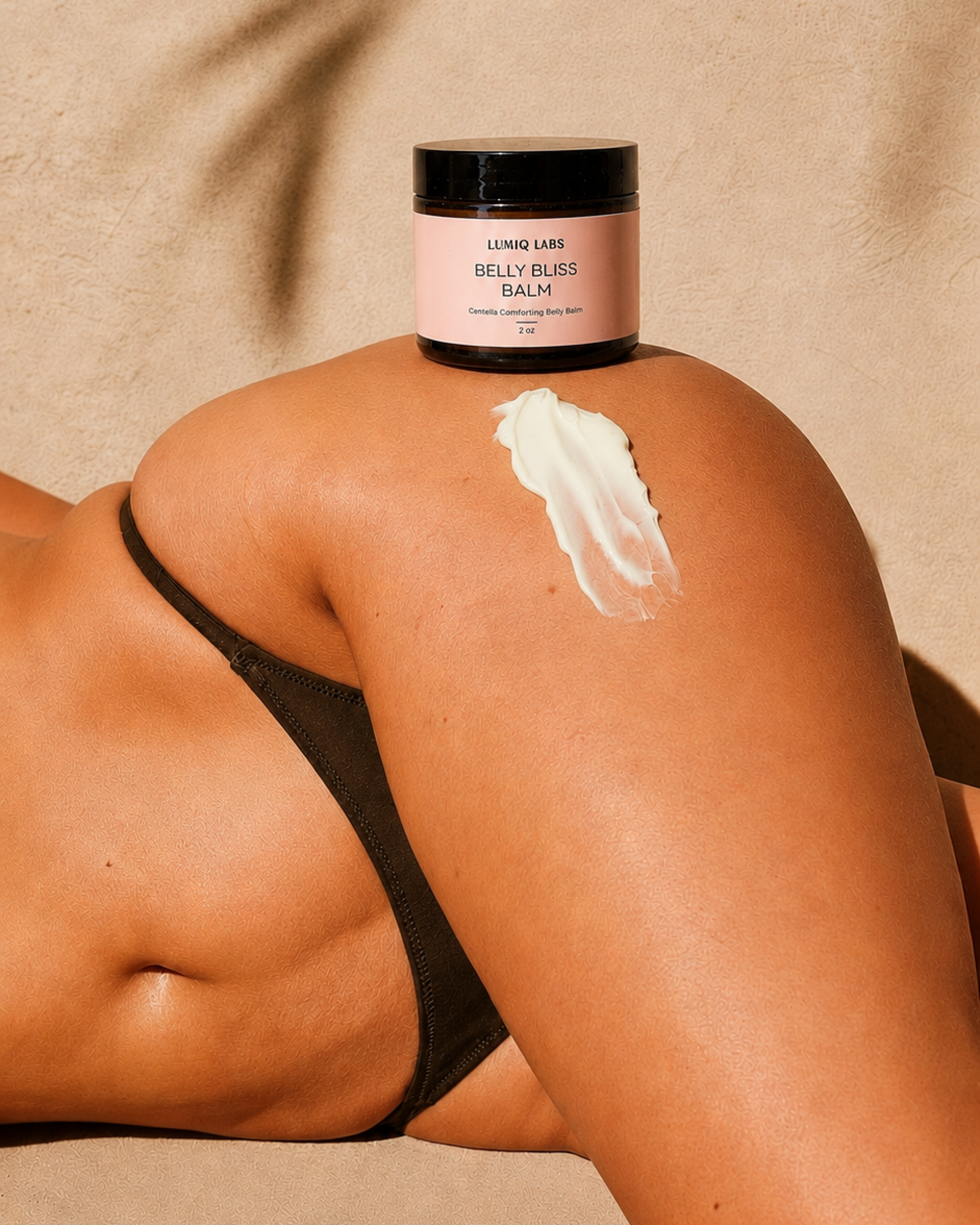 Brownie Butter Belly Bliss Balm lifestyle 1