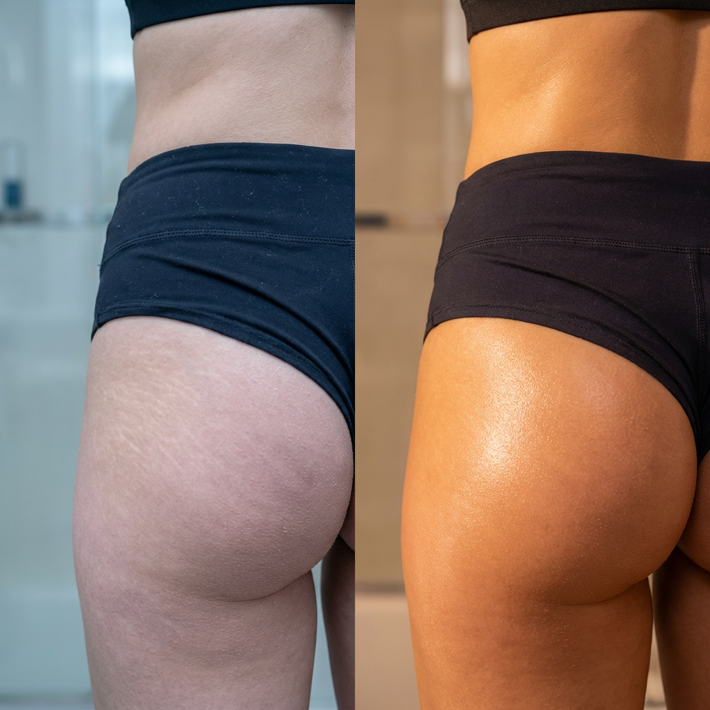 Even Blondie application on lower back and hips